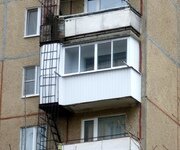 Остекление балконов с внешней отделкой ( дома 80-й серии) во.